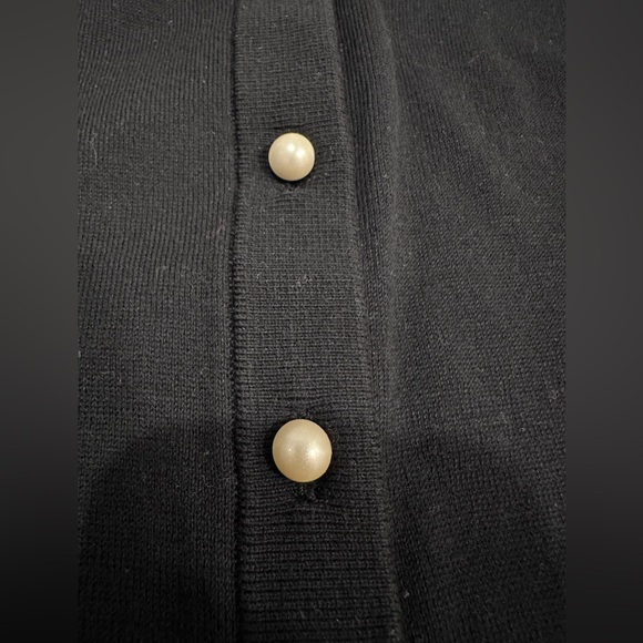 Kate Spade pearls and jewels 3/4 sleeve cardigan - Picture 5 of 7
